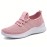 Women's Breathable Knit Sneakers, Casual Lace Up Outdoor Shoes, Lightweight Low Top Running Shoes