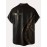 Men's Cross Graphic Print Button Down T Shirt Short Sleeve Tees Big And Tall Men Casual Summer Shirt Tops