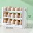 Flippable Egg Holder For Refrigerator, 3 Layer Egg Storage Container For Refrigerator Side Door, Large Capacity Egg Container, Egg Storage 30 Count