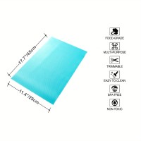 4pcs Refrigerator Liners Mats: Washable, Waterproof & Oilproof - Perfect For Shelves, Freezer, Cupboard, Cabinet & Drawer!