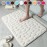1pc Cobblestone Pattern Bath Rug, Soft Non-Slip Quick Dry Bath Mat, Water Absorbent Shower Carpet For Home Bathroom, Bathroom Accessories ,Bathroom Decor , Bathroom decorations