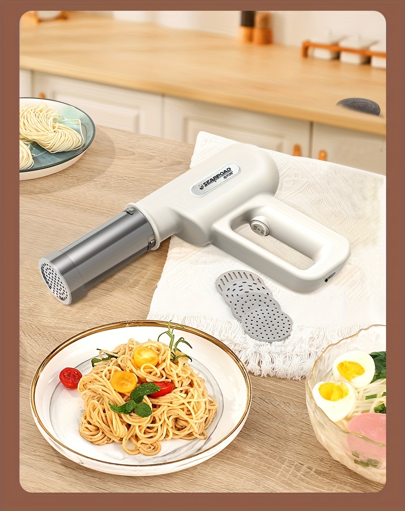 USB Charging Wireless Convenient Noodle Machine,Kitchen Tools,Convenient And Fast Small Portable Noodle Press,Equipped With Multiple Styles Of Kitchen Accessories,And A Variety Of Noodle Shapes To Choose From details 4