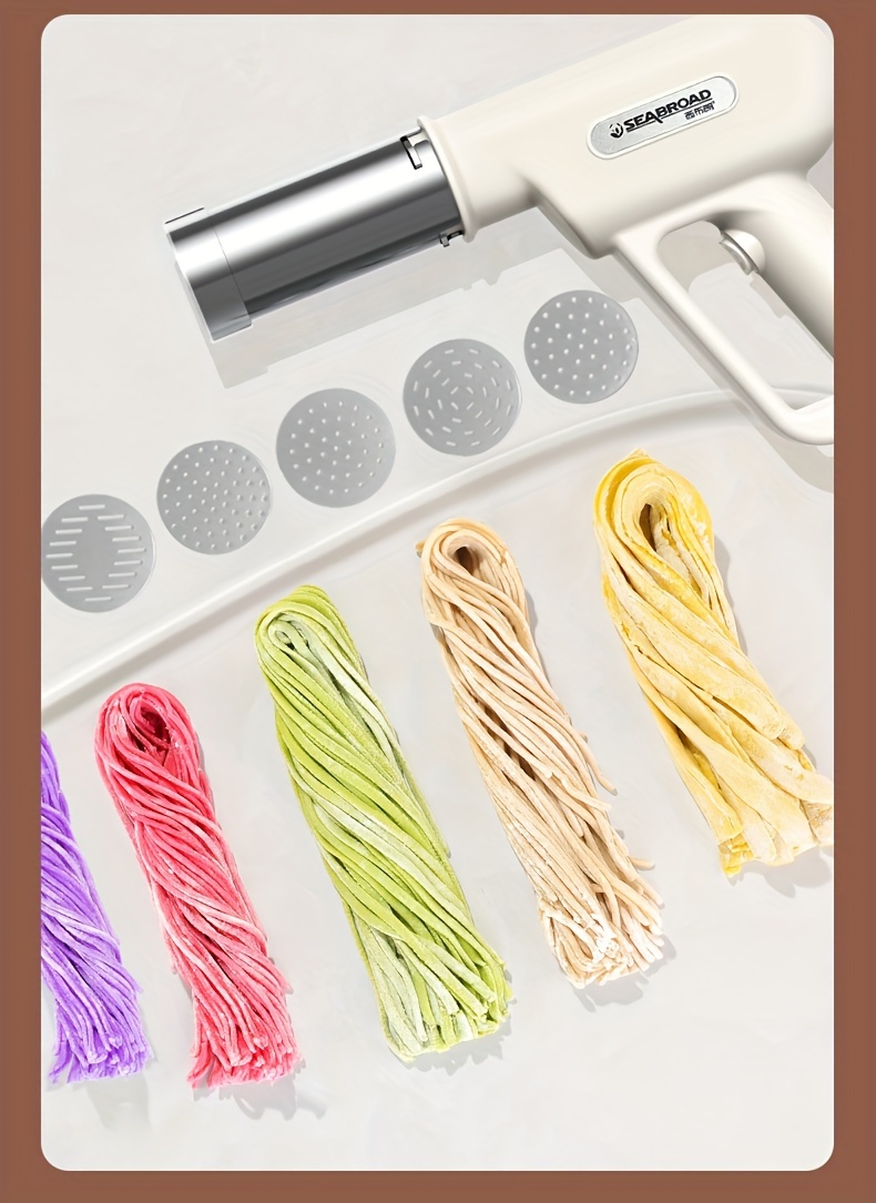 USB Charging Wireless Convenient Noodle Machine,Kitchen Tools,Convenient And Fast Small Portable Noodle Press,Equipped With Multiple Styles Of Kitchen Accessories,And A Variety Of Noodle Shapes To Choose From details 10